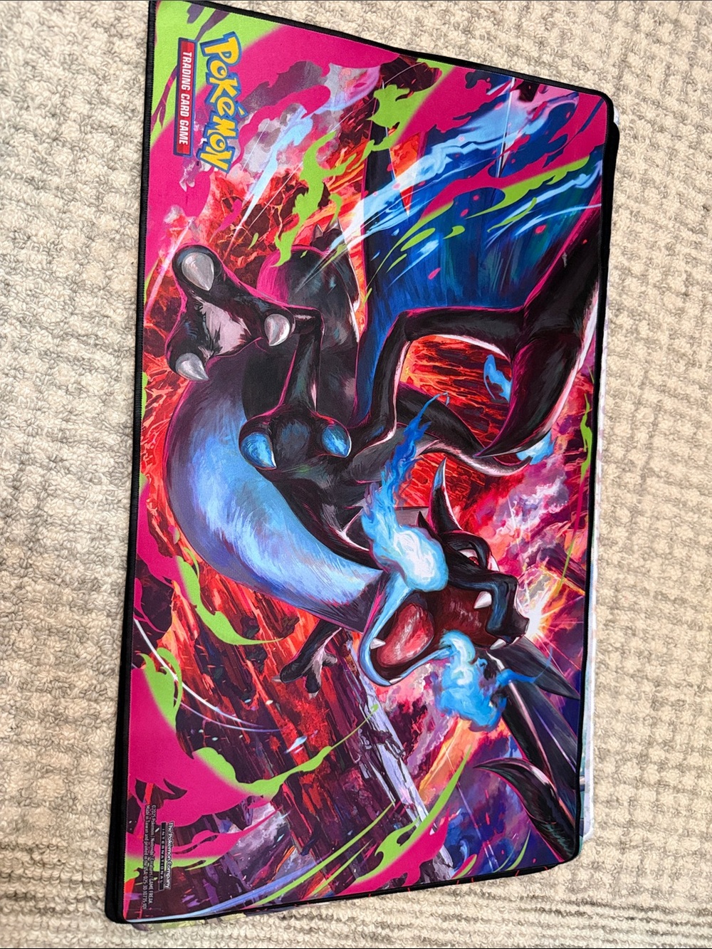 Pokemon trading card mat